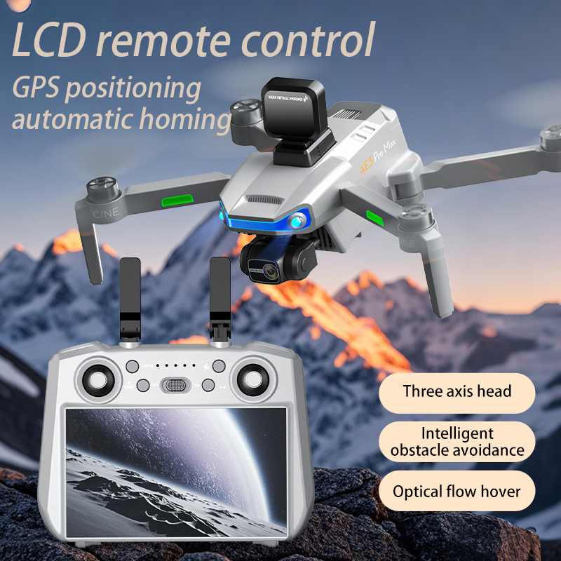AE3 PRO Max NEW LCD SC GPS Dro - đánh giá và giá Drone Gimbal Brushless