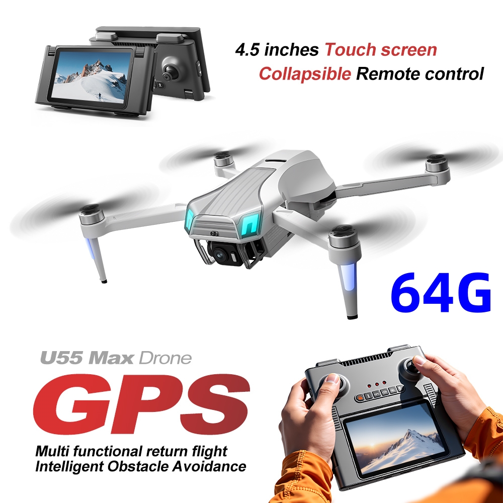 NCZOBOE U55  GPS Drone with Sc - đánh giá và giá Drone Gimbal 2 Axis