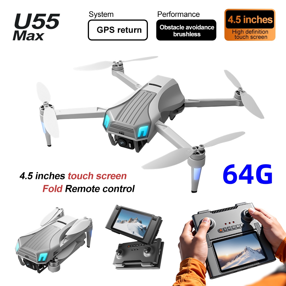 NCZOBOE U55 Optical Flow GPS D - đánh giá và giá Drone Gimbal 2 Axis
