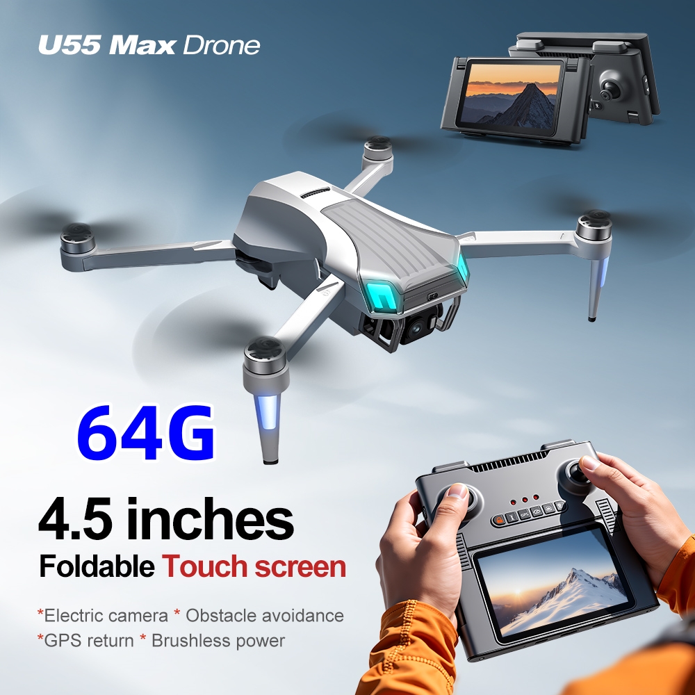 NCZOBOE U55 Optical Flow GPS D - đánh giá và giá Drone Gimbal 2 Axis